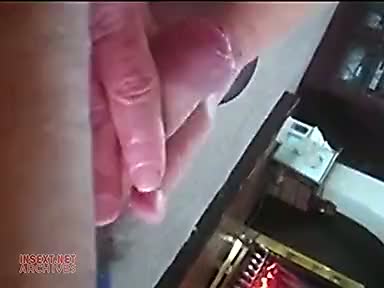 My mom caught me in the living room